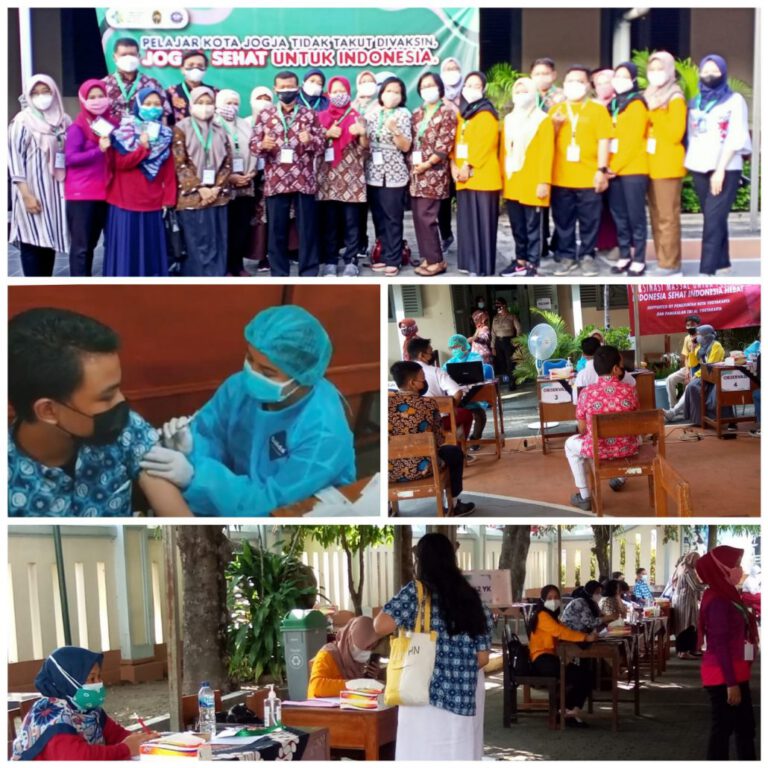 Dokumentasi arsip: Vaksinasi Massal Siswa SMP Negeri 2 Yogyakarta.