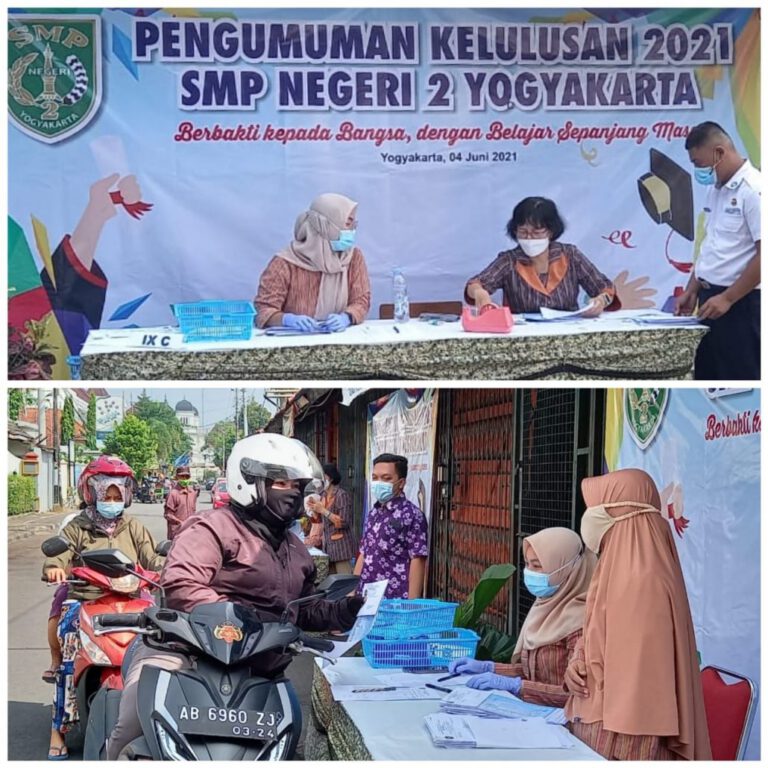 Dokumentasi arsip: Drive-Through Pengumuman Kelulusan 2021.