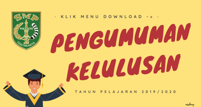 Dokumentasi arsip: DOWNLOAD PENGUMUMAN KELULUSAN TP. 2019/2020.