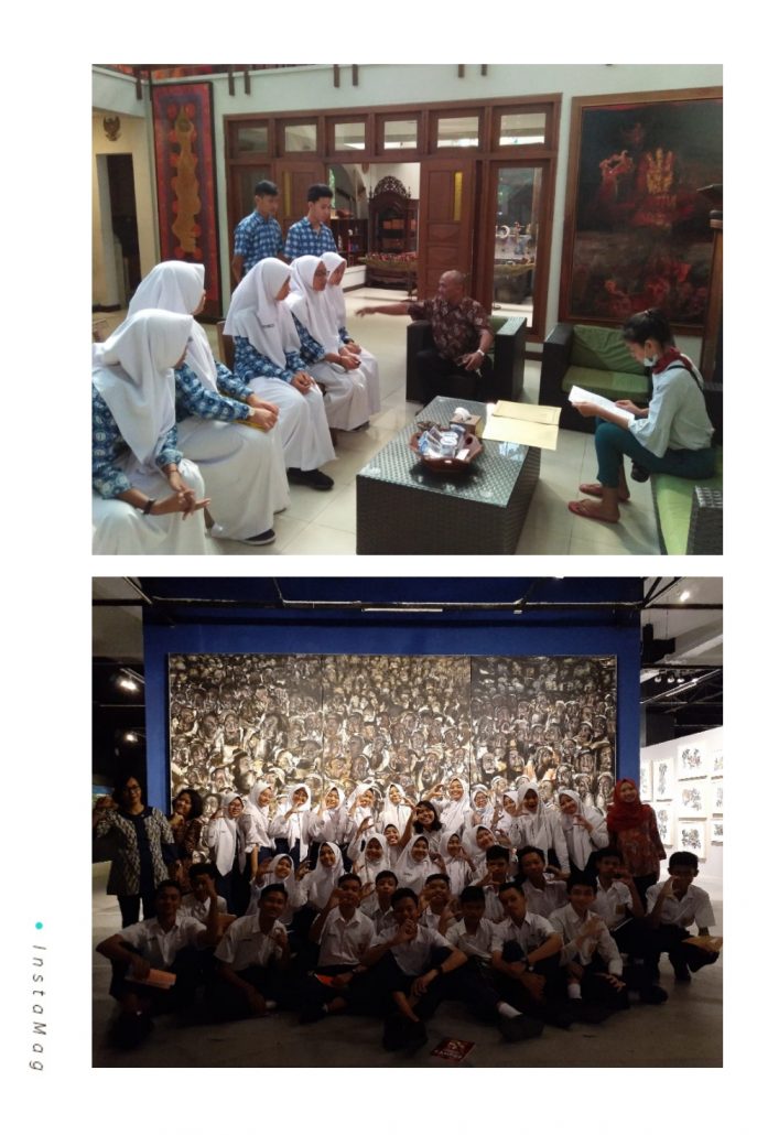 Dokumentasi arsip: Pembelajaran Luar Kelas ke Pameran Lukisan.