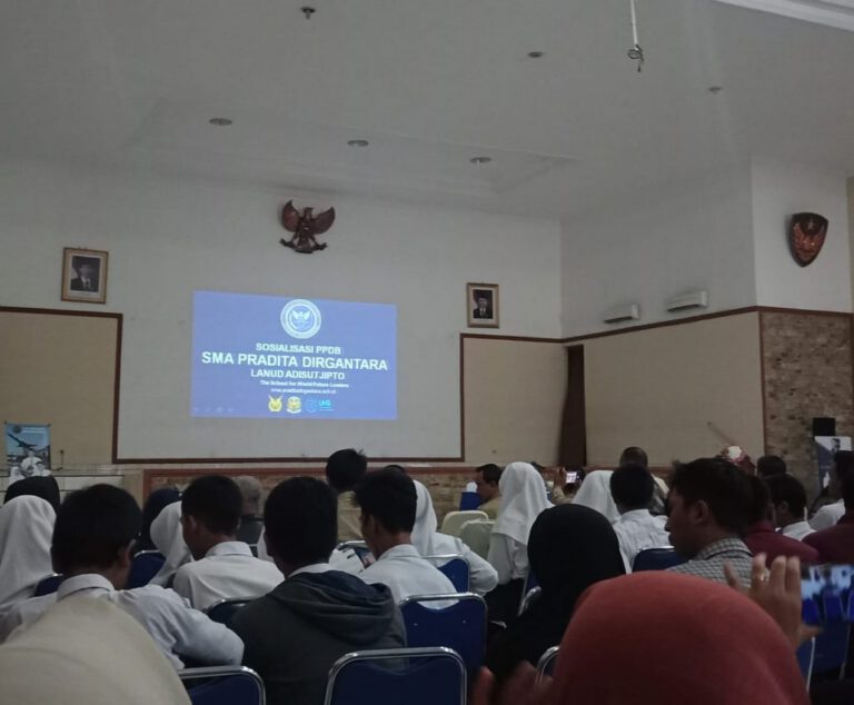 Dokumentasi arsip: Sosialisasi dari SMA Pradita Dirgantara Lanud Adisucipto Yogyakarta.