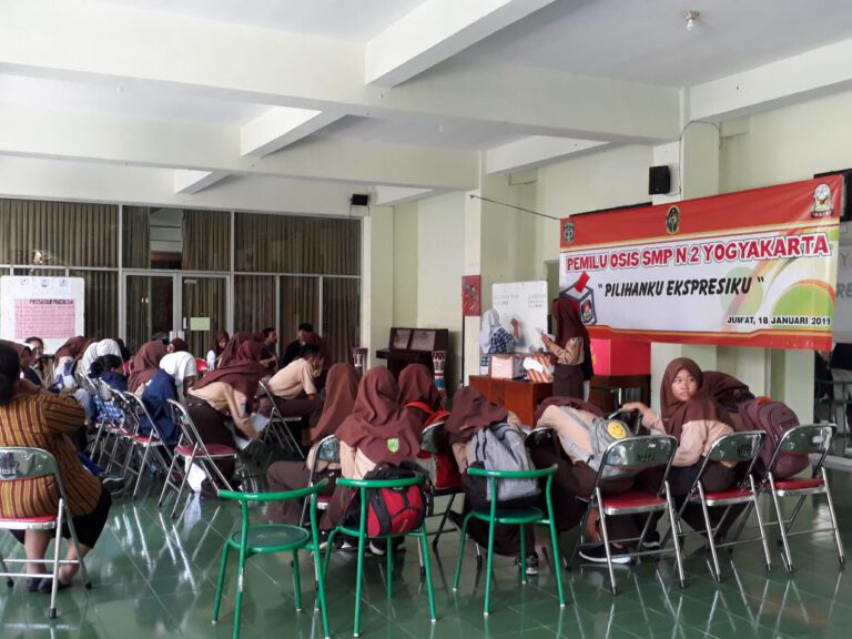 Dokumentasi arsip: PemilOS SMP Negeri 2 Yogyakarta.