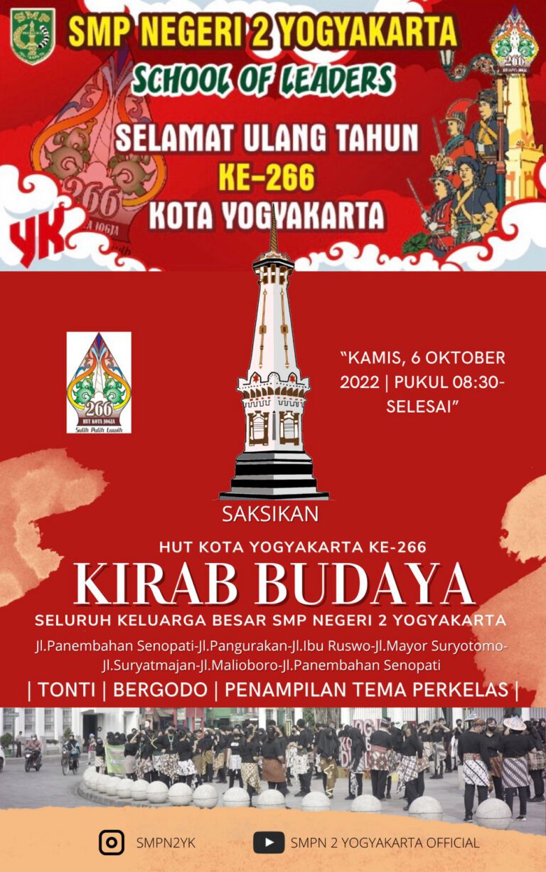 Dokumentasi arsip: Saksikan Karnaval HUT Kota Yogyakarta Ke-266.